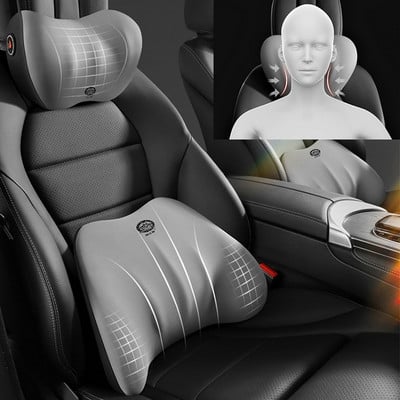 Προσκέφαλο Οσφυϊκό Μαξιλάρι Αυτοκινήτου Αυχένα Στήριγμα Κεφαλής Αξεσουάρ αυτοκινήτου Αναπνεύσιμος αφρός μνήμης Slow Rebound Guard Universal