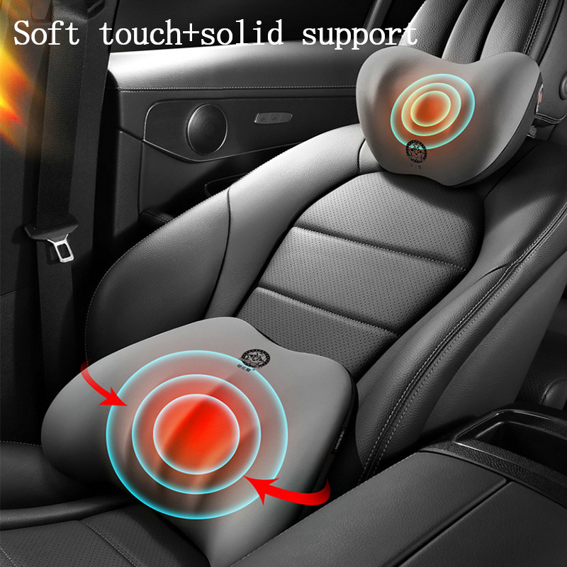 Προσκέφαλο Οσφυϊκό Μαξιλάρι Αυτοκινήτου Αυχένα Στήριγμα Κεφαλής Αξεσουάρ αυτοκινήτου Αναπνεύσιμος αφρός μνήμης Slow Rebound Guard Universal