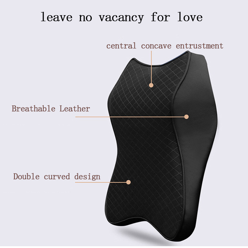 Μαξιλάρι για προσκέφαλο καθίσματος αυτοκινήτου 3D Memory αφρός μαξιλαριού βάση στήριξης λαιμού Καλύμματα κεφαλής στυλ αυτοκινήτου και ανακούφισης πόνου Ταξίδι Αναπνεύσιμο