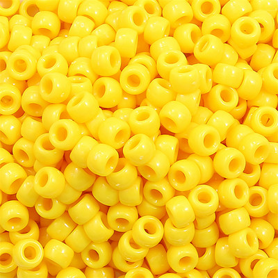 100 vnt. 6x9 mm didelės skylės plastikiniai akriliniai vienspalviai kibiro karoliukai vaikams, „pasidaryk pats“ apyrankės, karoliai, amatų papuošalų kūrimas