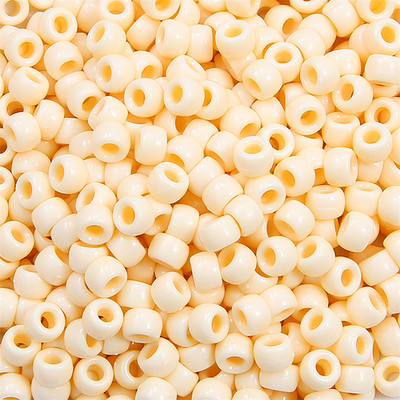 100 vnt. 6x9 mm didelės skylės plastikiniai akriliniai vienspalviai kibiro karoliukai vaikams, „pasidaryk pats“ apyrankės, karoliai, amatų papuošalų kūrimas