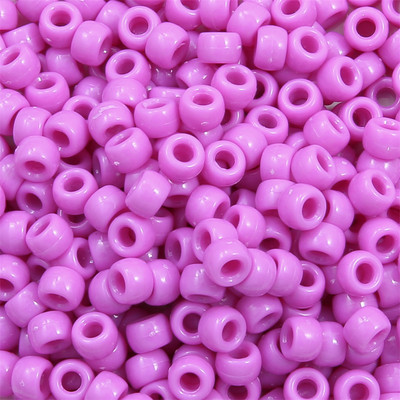 100 vnt. 6x9 mm didelės skylės plastikiniai akriliniai vienspalviai kibiro karoliukai vaikams, „pasidaryk pats“ apyrankės, karoliai, amatų papuošalų kūrimas