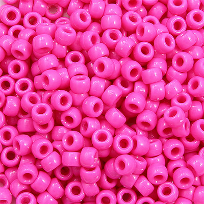 100 vnt. 6x9 mm didelės skylės plastikiniai akriliniai vienspalviai kibiro karoliukai vaikams, „pasidaryk pats“ apyrankės, karoliai, amatų papuošalų kūrimas