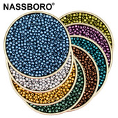 Περίπου 1000 τμχ 2mm Matellic Charm Τσεχικές γυάλινες χάντρες Σπόροι για κοσμήματα Βραχιόλι κολιέ κατασκευής DIY Αξεσουάρ Χονδρική