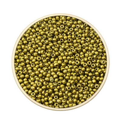 Περίπου 1000 τμχ 2mm Matellic Charm Τσεχικές γυάλινες χάντρες Σπόροι για κοσμήματα Βραχιόλι κολιέ κατασκευής DIY Αξεσουάρ Χονδρική