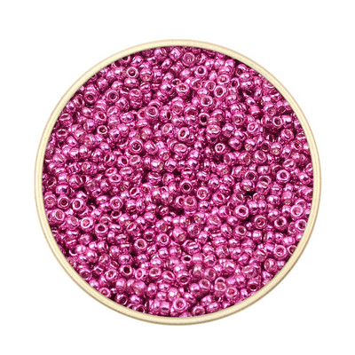 Περίπου 1000 τμχ 2mm Matellic Charm Τσεχικές γυάλινες χάντρες Σπόροι για κοσμήματα Βραχιόλι κολιέ κατασκευής DIY Αξεσουάρ Χονδρική