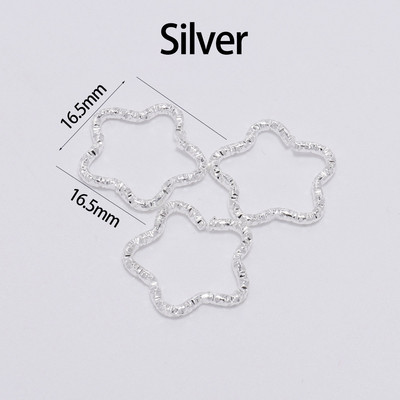 50-100 τμχ 8-20 χιλιοστά Round Jump Rings Twisted Open Split Rings Δαχτυλίδια jump Connector For Jewelry Makings Findings Supplies DIY