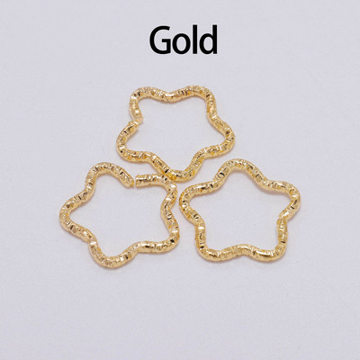 50-100 τμχ 8-20 χιλιοστά Round Jump Rings Twisted Open Split Rings Δαχτυλίδια jump Connector For Jewelry Makings Findings Supplies DIY