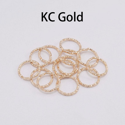 50-100 τμχ 8-20 χιλιοστά Round Jump Rings Twisted Open Split Rings Δαχτυλίδια jump Connector For Jewelry Makings Findings Supplies DIY