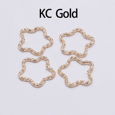 50-100 τμχ 8-20 χιλιοστά Round Jump Rings Twisted Open Split Rings Δαχτυλίδια jump Connector For Jewelry Makings Findings Supplies DIY