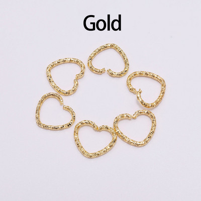 50-100 τμχ 8-20 χιλιοστά Round Jump Rings Twisted Open Split Rings Δαχτυλίδια jump Connector For Jewelry Makings Findings Supplies DIY