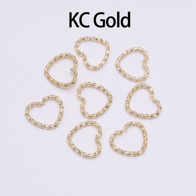 50-100 τμχ 8-20 χιλιοστά Round Jump Rings Twisted Open Split Rings Δαχτυλίδια jump Connector For Jewelry Makings Findings Supplies DIY