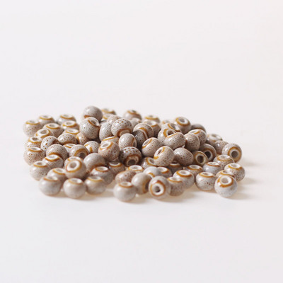 100 ΤΕΜ 6mm 8mm Στρογγυλές Κεραμικές Χάντρες DIY Τρύπες Χάντρες Χειροποίητες Πορσελάνινες Χάντρες 10 Χρώματα για Κατασκευή κοσμημάτων