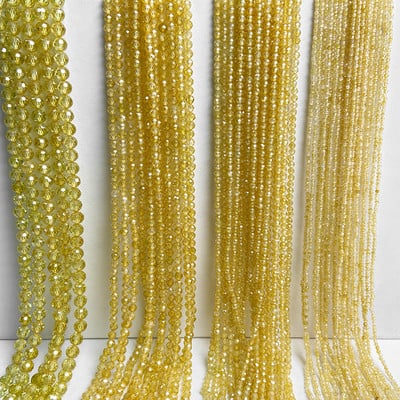 2/3/4mm Πολύχρωμες χάντρες από πέτρα ζιργκόν με φυσική ζιργκόν Κρυστάλλινες χάντρες για κοσμήματα που κατασκευάζουν DIY Αξεσουάρ βραχιολιών 15``