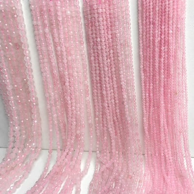 2/3/4mm Πολύχρωμες χάντρες από πέτρα ζιργκόν με φυσική ζιργκόν Κρυστάλλινες χάντρες για κοσμήματα που κατασκευάζουν DIY Αξεσουάρ βραχιολιών 15``