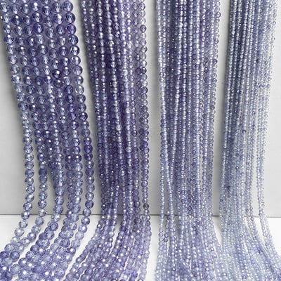 2/3/4mm Πολύχρωμες χάντρες από πέτρα ζιργκόν με φυσική ζιργκόν Κρυστάλλινες χάντρες για κοσμήματα που κατασκευάζουν DIY Αξεσουάρ βραχιολιών 15``