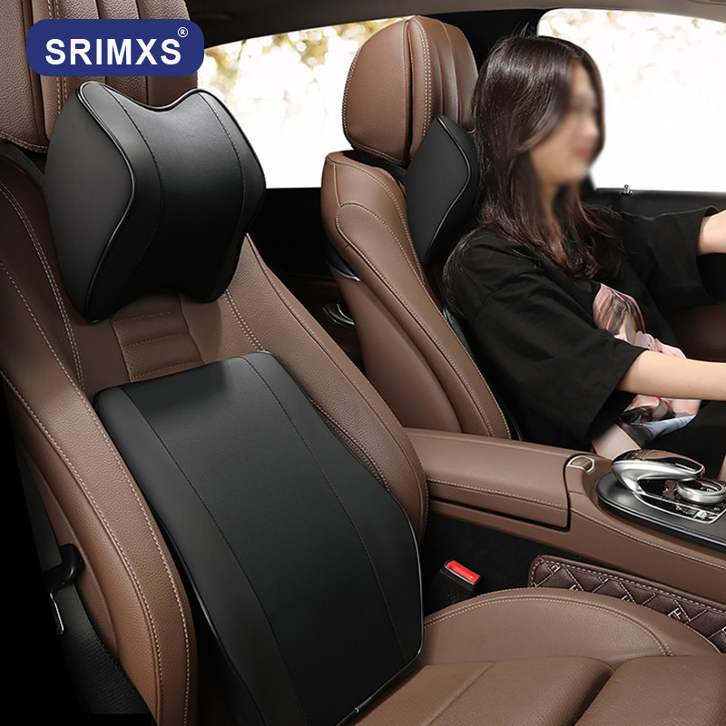 Jastuk za lumbalni dio automobila Naslon za glavu Naslon za vrat Naslon za glavu Jastuk za podršku za automobil Prozračna memorijska pjena Štitnik za spori odskok Jastuk za glavu automobila