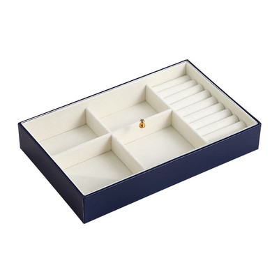 Casegrace Συρτάρι Κουτί αποθήκευσης κοσμημάτων Δερμάτινο κοσμηματοπωλείο Δίσκος προβολής για γυναίκες Κολιέ σκουλαρίκι για κορίτσι Θήκη δαχτυλίδι με καπάκι