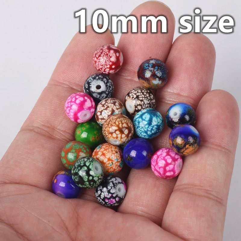 Badu.bg Кръгли имитиращи порцеланови шарки с покритие 8 mm 10 mm ...