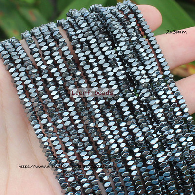 Естествени хематитни цветни фасетирани мъниста 1X2 mm, 330 бр., За правене на бижута „направи си сам“! Смесени едро за всички артикули!