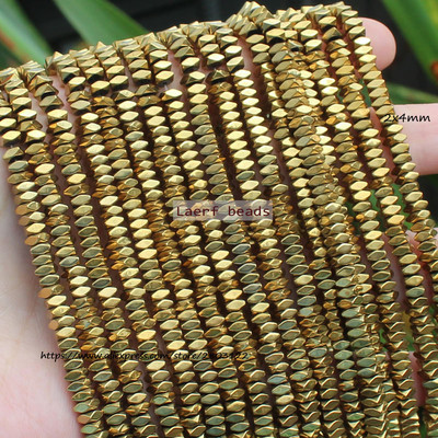 Естествени хематитни цветни фасетирани мъниста 1X2 mm, 330 бр., За правене на бижута „направи си сам“! Смесени едро за всички артикули!