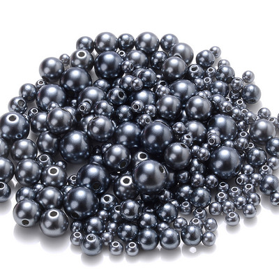 iYOE 4/6/8/10 mm Mješavina veličina Akrilne okrugle perle imitacije bisera Sjajne razmaknice za izradu narukvica, ogrlica DIY ručni rad