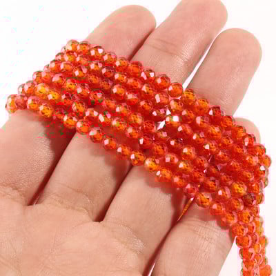 2 3 4mm margele cu stras din zirconiu cubic fațetate Mărgele rotunde de zircon multicolore libere pentru realizarea de bijuterii, brățară cu mărgele DIY