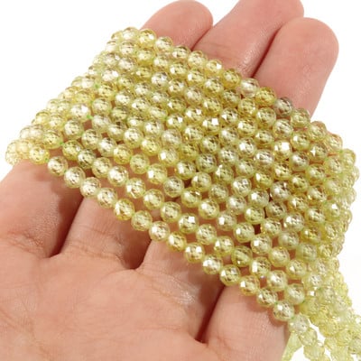 2 3 4mm margele cu stras din zirconiu cubic fațetate Mărgele rotunde de zircon multicolore libere pentru realizarea de bijuterii, brățară cu mărgele DIY