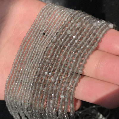 2 3 4mm margele cu stras din zirconiu cubic fațetate Mărgele rotunde de zircon multicolore libere pentru realizarea de bijuterii, brățară cu mărgele DIY