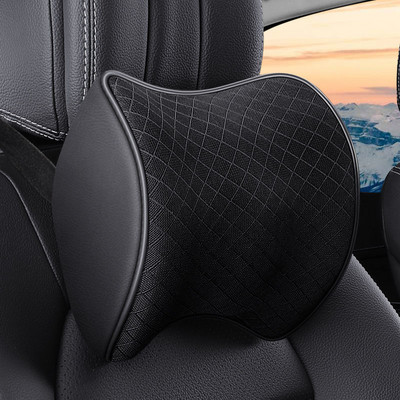 Pernă de pernă pentru tetieră pentru gât pentru mașină Protector pentru suport pentru cap pentru scaunul pentru autovehicule Bumbac cu memorie pentru spătarul de birou