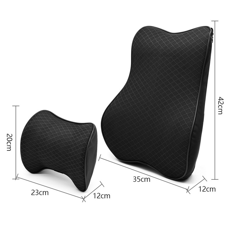 Pernă de pernă pentru tetieră pentru gât pentru mașină Protector pentru suport pentru cap pentru scaunul pentru autovehicule Bumbac cu memorie pentru spătarul de birou