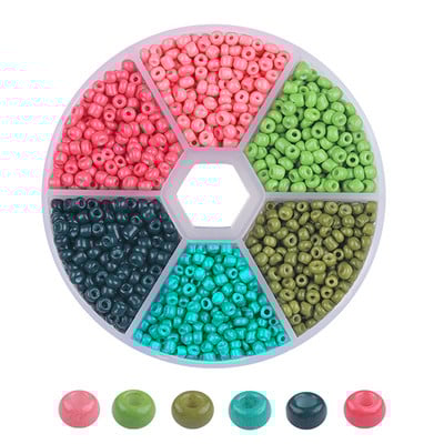 3 χιλιοστά Τσέχικο κρύσταλλο κρύσταλλο Seed Beads Belt Box Alphabet Beads Σετ για κοσμήματα Κατασκευή DIY Βραχιόλια Δαχτυλίδια Αξεσουάρ Κιτ κοσμημάτων