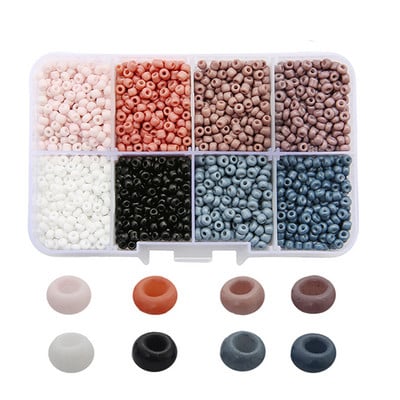 3 χιλιοστά Τσέχικο κρύσταλλο κρύσταλλο Seed Beads Belt Box Alphabet Beads Σετ για κοσμήματα Κατασκευή DIY Βραχιόλια Δαχτυλίδια Αξεσουάρ Κιτ κοσμημάτων