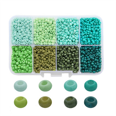 3 χιλιοστά Τσέχικο κρύσταλλο κρύσταλλο Seed Beads Belt Box Alphabet Beads Σετ για κοσμήματα Κατασκευή DIY Βραχιόλια Δαχτυλίδια Αξεσουάρ Κιτ κοσμημάτων