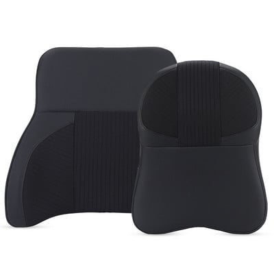 Memóriahabos autós nyaktámasztó párna nyakfájdalomcsillapító ágyéki háttámasz irodai székhez Csúcskategóriás nyakpárnák autóhoz