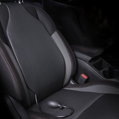 Dinaminis oro pagalvės atramas juosmens pagalvėlė Išmanusis juosmens atramas automobiliniam automobiliniam universaliam sėdynės atlošo juosmeniui rankiniu būdu valdomas oro siurblys