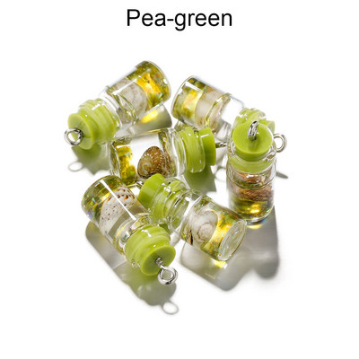10db/tétel Conch Shell Ocean Drift Bottle Medálok Kézzel készített Kézműves Bűbájok Fülbevaló Nyaklánc Barkács ékszer készítési Kellékek