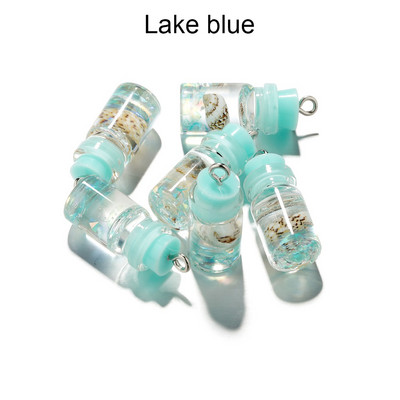 10db/tétel Conch Shell Ocean Drift Bottle Medálok Kézzel készített Kézműves Bűbájok Fülbevaló Nyaklánc Barkács ékszer készítési Kellékek