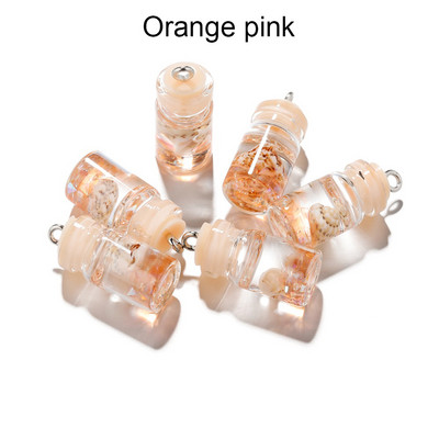 10db/tétel Conch Shell Ocean Drift Bottle Medálok Kézzel készített Kézműves Bűbájok Fülbevaló Nyaklánc Barkács ékszer készítési Kellékek