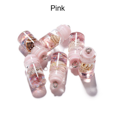 10db/tétel Conch Shell Ocean Drift Bottle Medálok Kézzel készített Kézműves Bűbájok Fülbevaló Nyaklánc Barkács ékszer készítési Kellékek