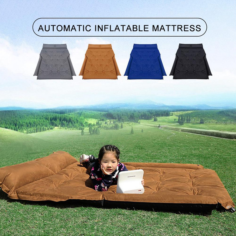Gyors, automata, ehető autós légmatrac Hordozható tároló Hátsó ülés Felfújható hálóbetét utazási kempinges vakációhoz