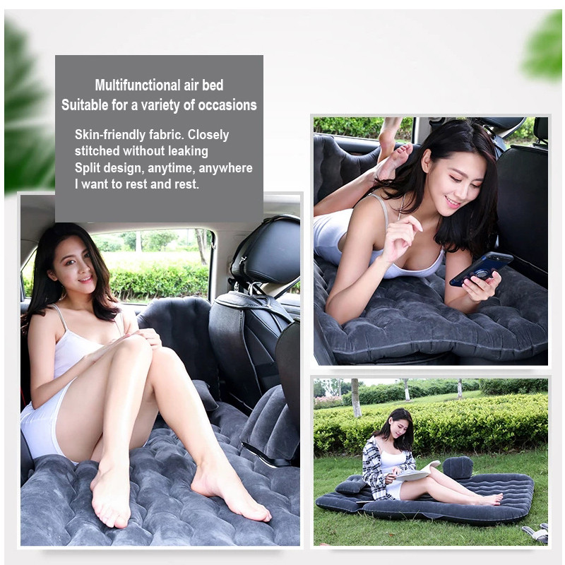 Saltea gonflabilă pentru mașină pentru protecția capului de somn Saltea de aer pentru mașină în aer liber Pat de călătorie Saltea gonflabilă Accesorii pentru mașini de camping