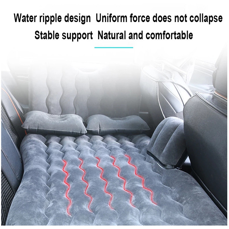 Saltea gonflabilă pentru mașină pentru protecția capului de somn Saltea de aer pentru mașină în aer liber Pat de călătorie Saltea gonflabilă Accesorii pentru mașini de camping