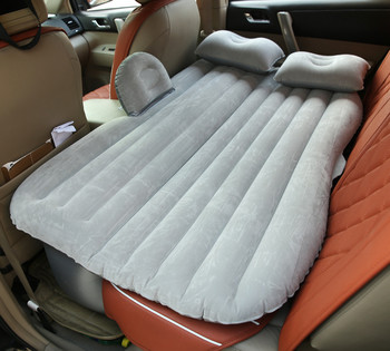 135cm Universal φουσκωτό στρώμα Κρεβάτι αυτοκινήτου για πίσω κάθισμα Κάμπινγκ Κρεβάτι ταξιδιού Χαλάκι ύπνου Μαξιλάρι φουσκωτό καναπέ Μαξιλάρι
