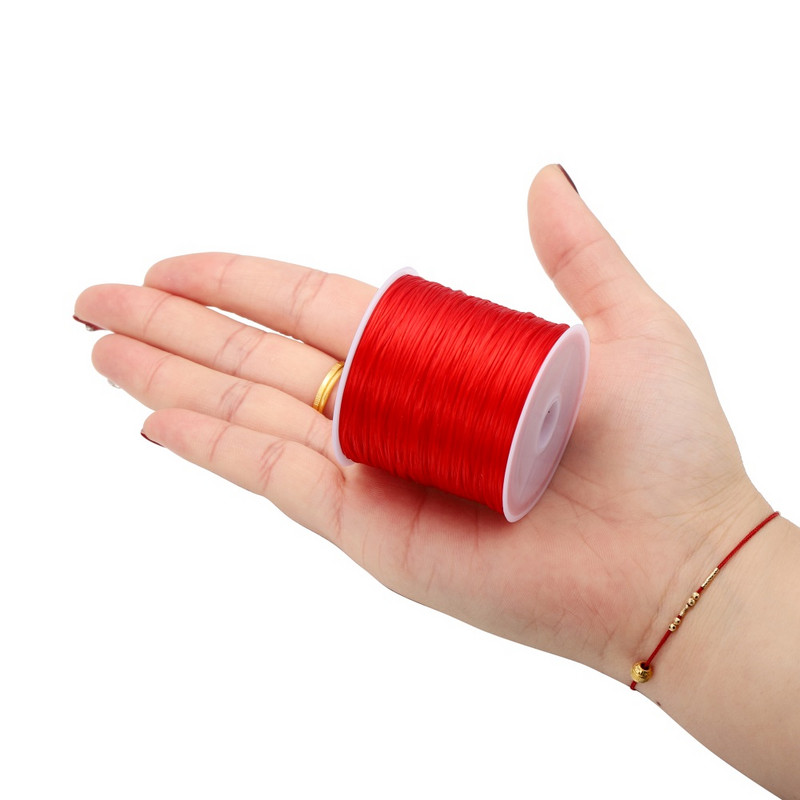 10-40m rola snur elastic de cristal puternic cu margele 1mm pentru brățări fir extensibil șir colier bricolaj bijuterii linie de corzi