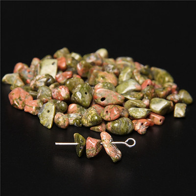 Χάντρες από μάρκες φυσικής πέτρας 5-8mm Τυρκουάζ Μαλαχίτης Χαλαζίας Ακανόνιστες Χάντρες Χαλίκι για Αξεσουάρ Κατασκευής Κοσμημάτων Diy Bohemia