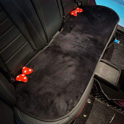 Χαριτωμένο Cartoon Μαξιλάρι αυτοκινήτου Κόκκινη κουκκίδα Φιόγκος Universal Auto Seat Προσκέφαλο Αυχένας στήριξη μέσης Κάλυμμα ζώνης Αξεσουάρ αυτοκινήτου για γυναίκες