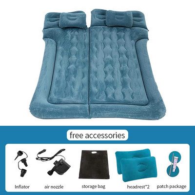 Φουσκωτό κρεβάτι αυτοκινήτου SUV Auto Στρώμα Πίσω Σειρά Αυτοκινήτου Ταξίδι Αυτοκινήτου Μαξιλαράκι ύπνου εκτός δρόμου Κρεβάτι αέρα για κάμπινγκ Στρώμα αέρα Αξεσουάρ αυτοκινήτου