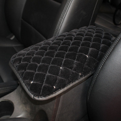 Bling Rhinestone Μαξιλάρι λαιμού αυτοκινήτου Χειμερινό βελούδινο κρυστάλλινο αυτόματο προσκέφαλο Μαξιλάρι μέσης που υποστηρίζει κάλυμμα μαξιλαριού καθίσματος αυτοκινήτου Αξεσουάρ αυτοκινήτου