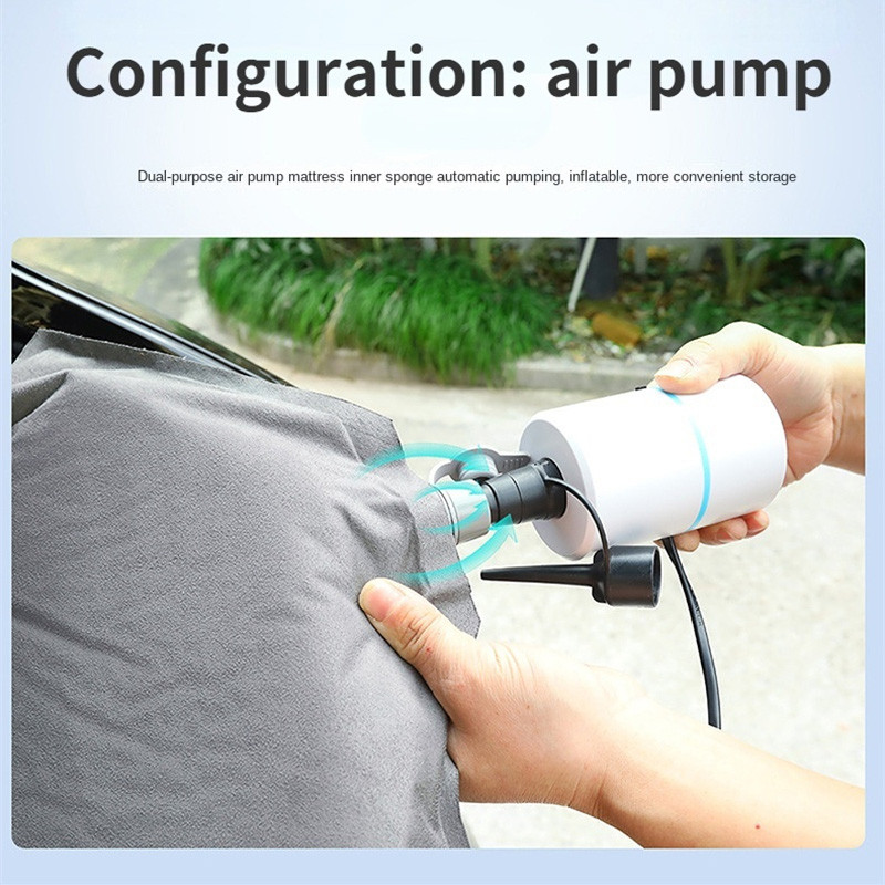 Φουσκωτό στρώμα αέρα για υπαίθριο κάμπινγκ Φουσκωτό ειδικό Suede SUV Car Travel Sleeping Pad For Tesla Model 3 Model Y 2017-2022